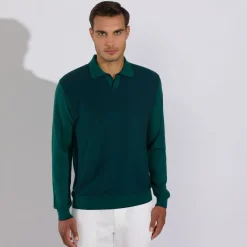 Hot Long Sleeve Polo Mens Last Sizes