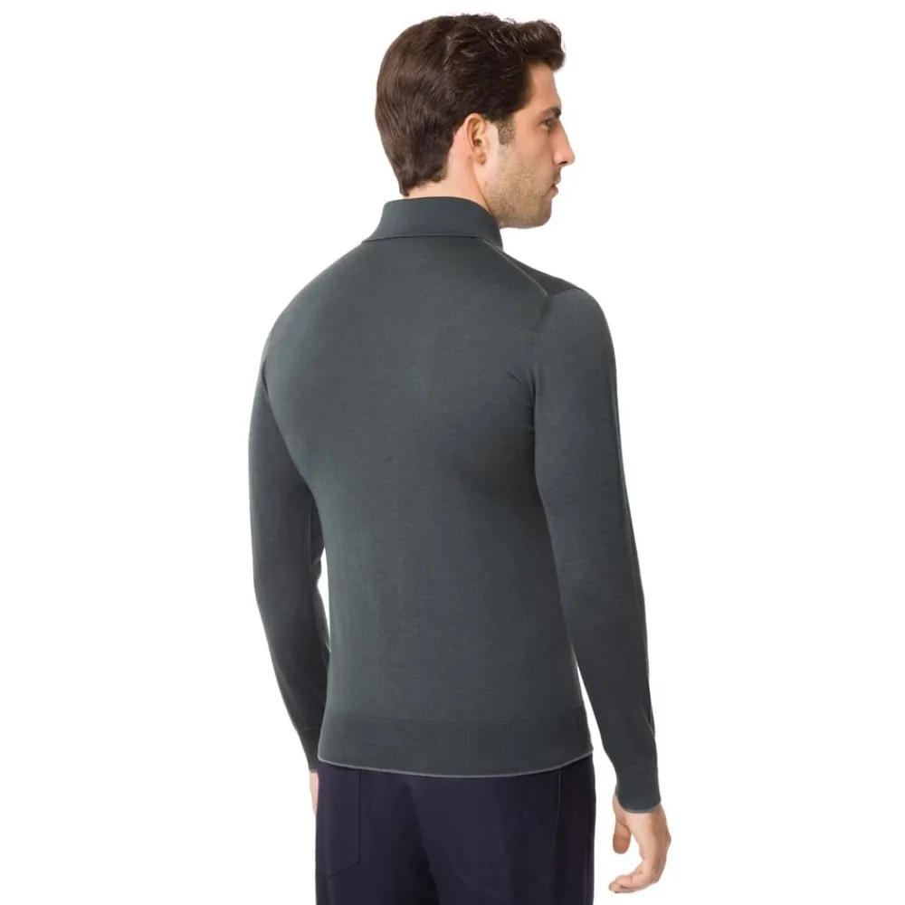 Sale Long Sleeved Three Button Polo Mens Last Sizes