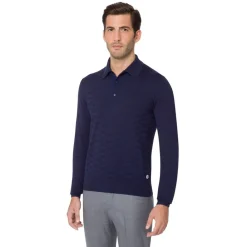 Shop Long Sleeved Three Button Polo Mens Last Sizes