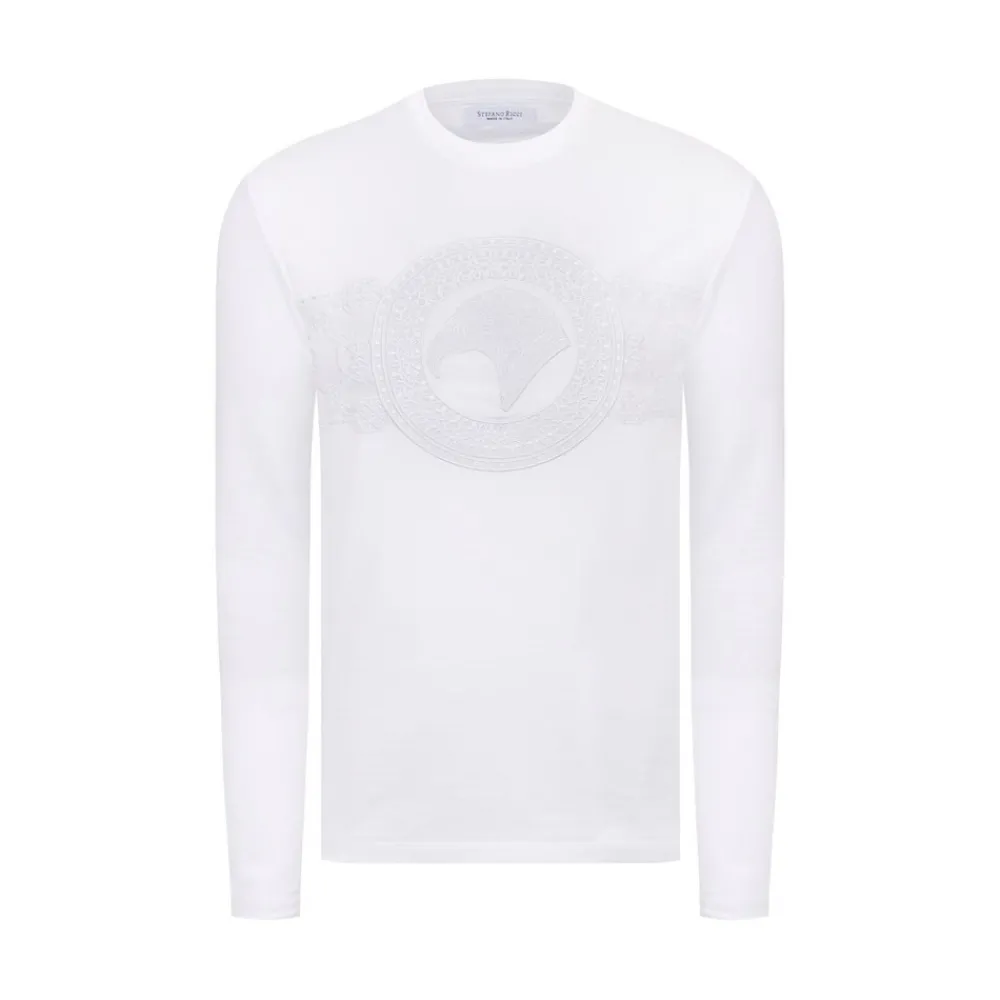 Fashion Long Sleeved T-Shirt With Eagle Head Mens T-Shirts