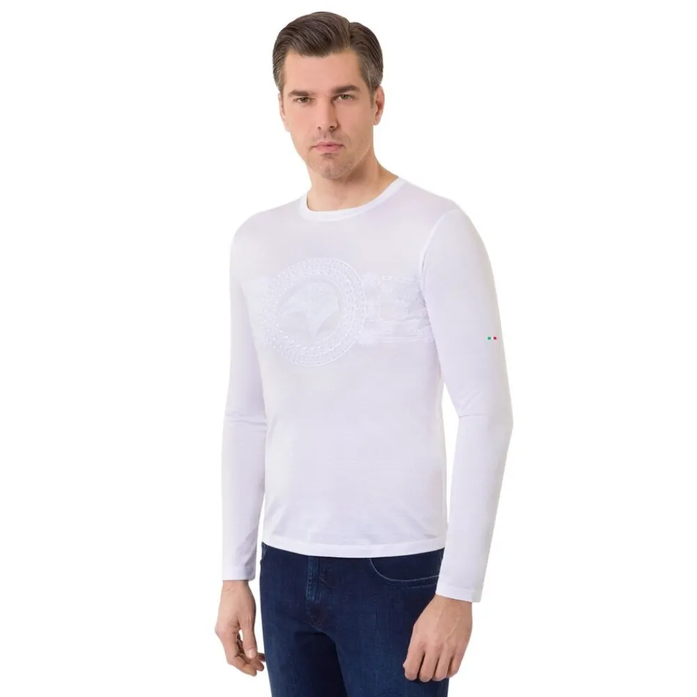 Fashion Long Sleeved T-Shirt With Eagle Head Mens T-Shirts