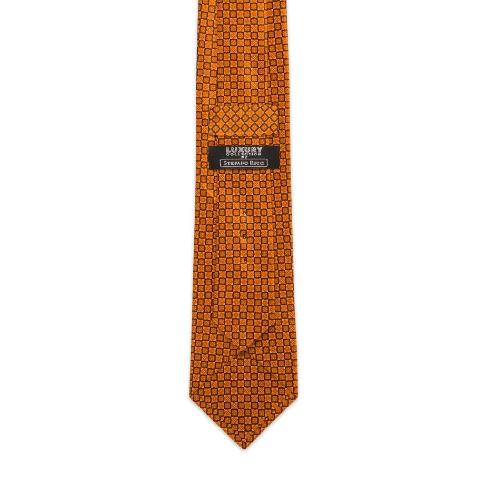 Store Luxury Hand Printed Silk Tie Ties
