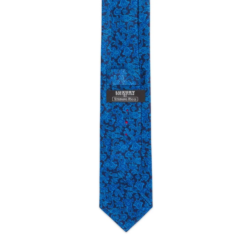 New Luxury Hand Printed Silk Tie Ties