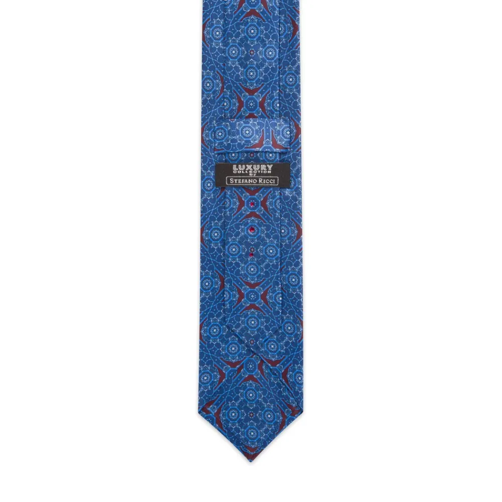 Fashion Luxury Hand Printed Silk Tie Ties