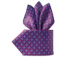 Outlet Luxury Hand Printed Silk Tie Set Ties