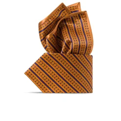 New Luxury Hand Printed Silk Tie Set Ties