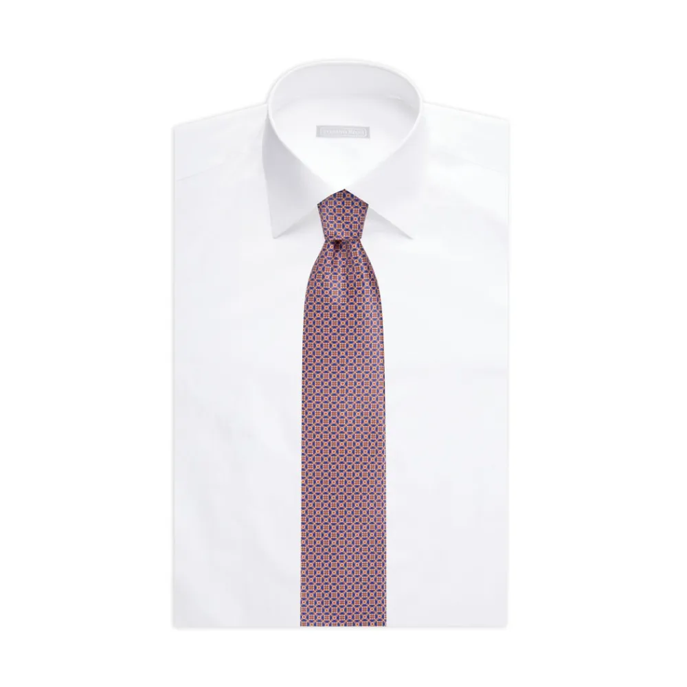 Cheap Luxury Hand Printed Silk Tie Ties