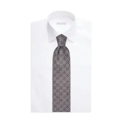 New Luxury Hand Printed Silk Tie Ties