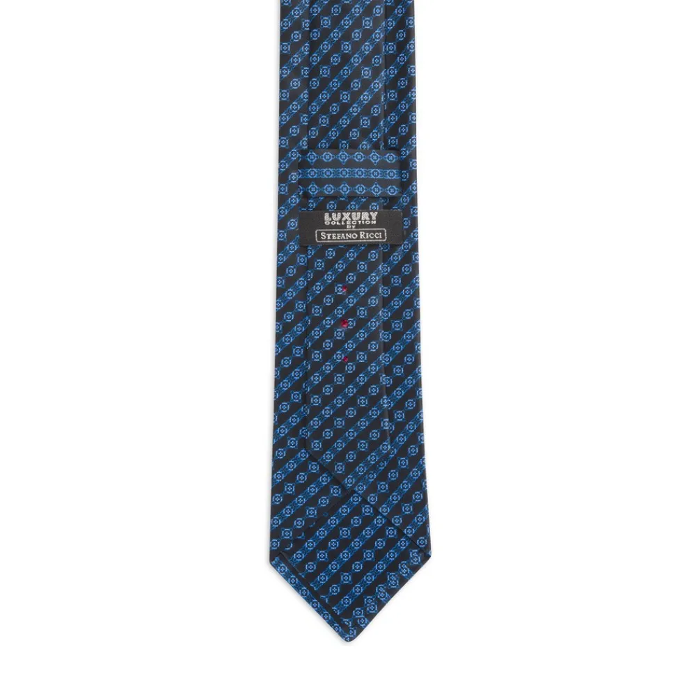 Discount Luxury Hand Printed Silk Tie Ties
