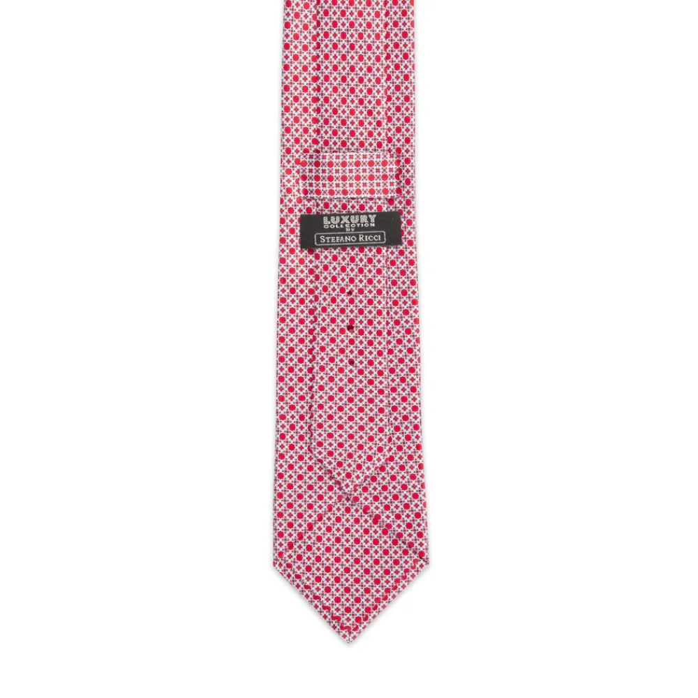 New Luxury Hand Printed Silk Tie Ties