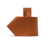 Outlet Luxury Hand Printed Silk Tie Ties