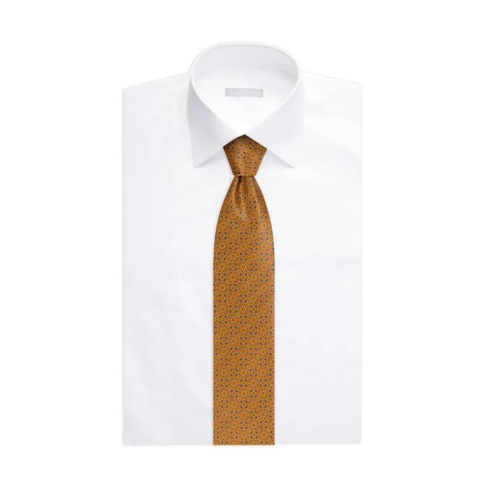 Sale Luxury Hand Printed Silk Tie Ties