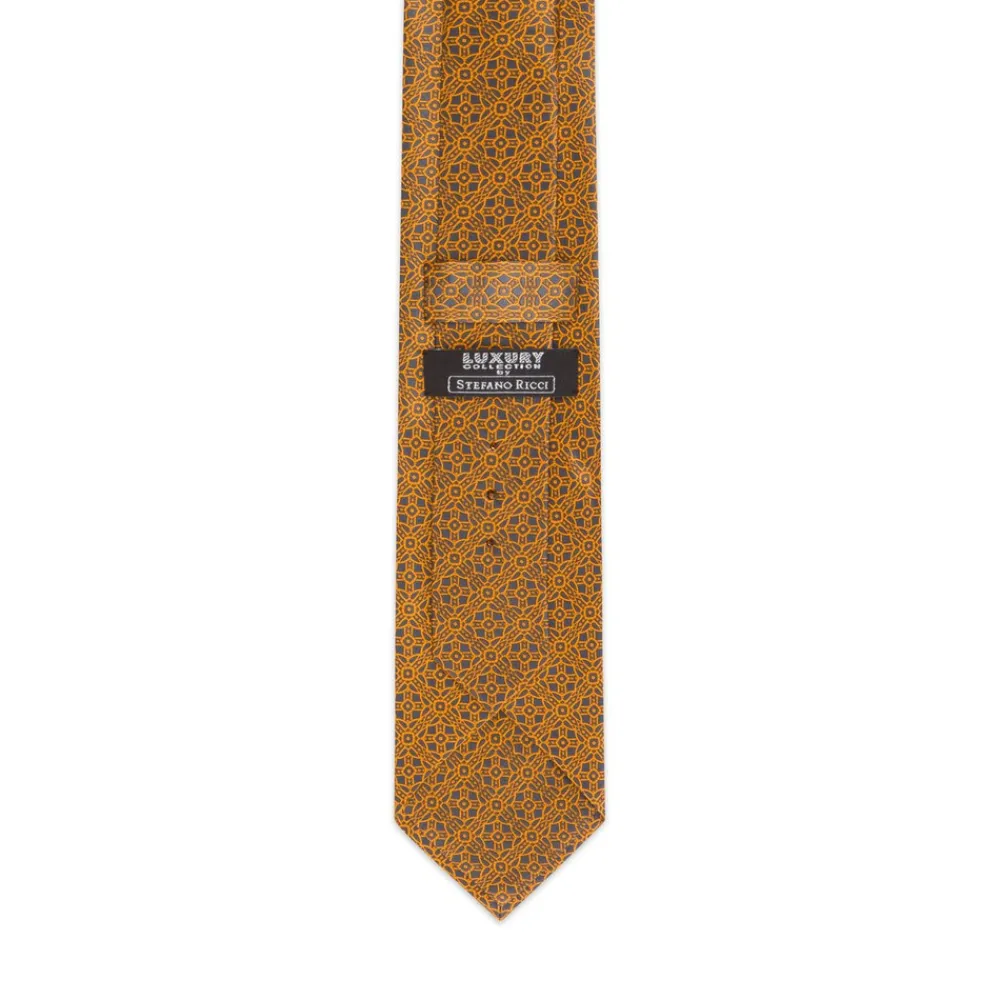 Sale Luxury Hand Printed Silk Tie Ties