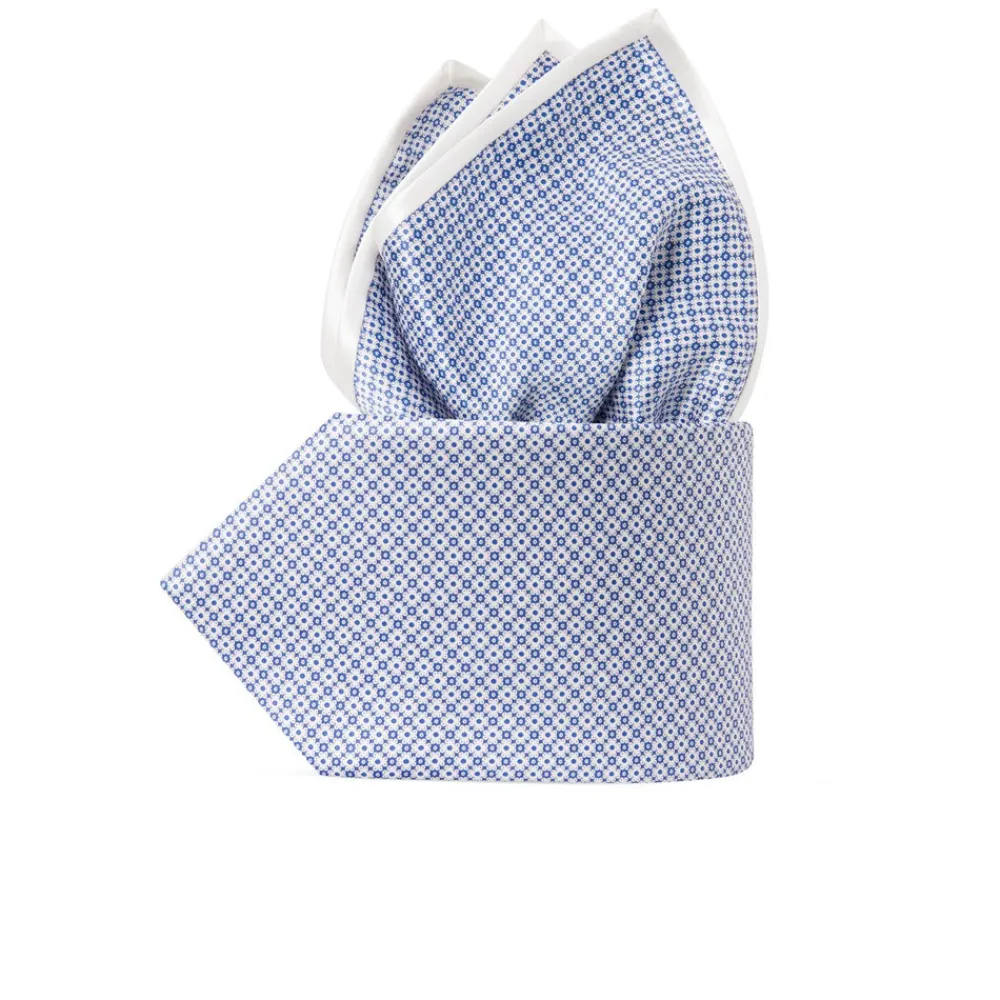 Sale Luxury Hand Printed Silk Tie Set Ties