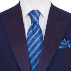 Sale Luxury Hand Printed Silk Tie Set Ties