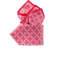 Fashion Luxury Hand Printed Silk Tie Set Ties