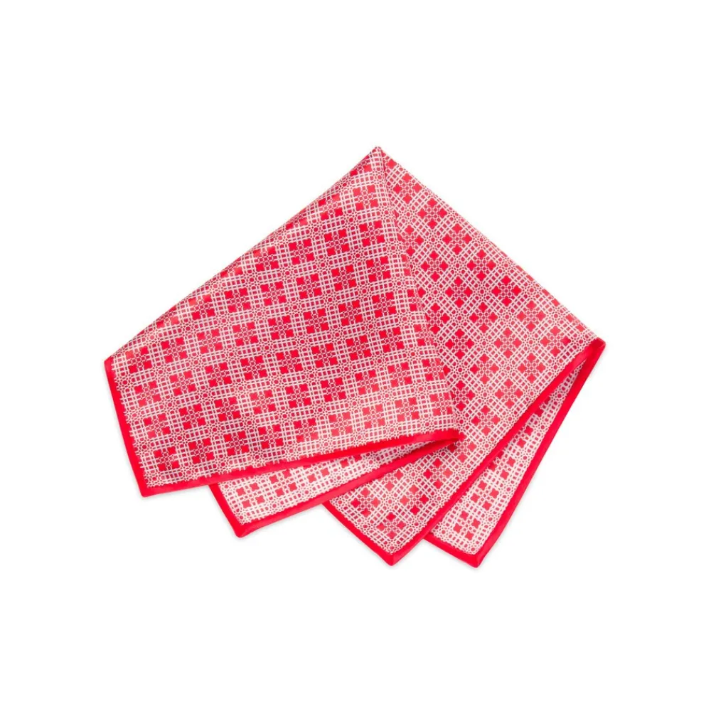 Fashion Luxury Hand Printed Silk Tie Set Ties