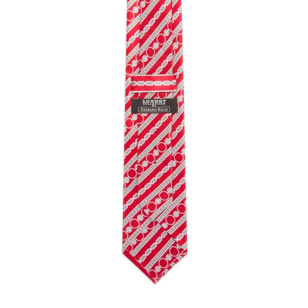 New Luxury Hand Printed Silk Tie Ties