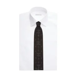 New Luxury Handmade Silk Tie With Swarovski Formal Accessories