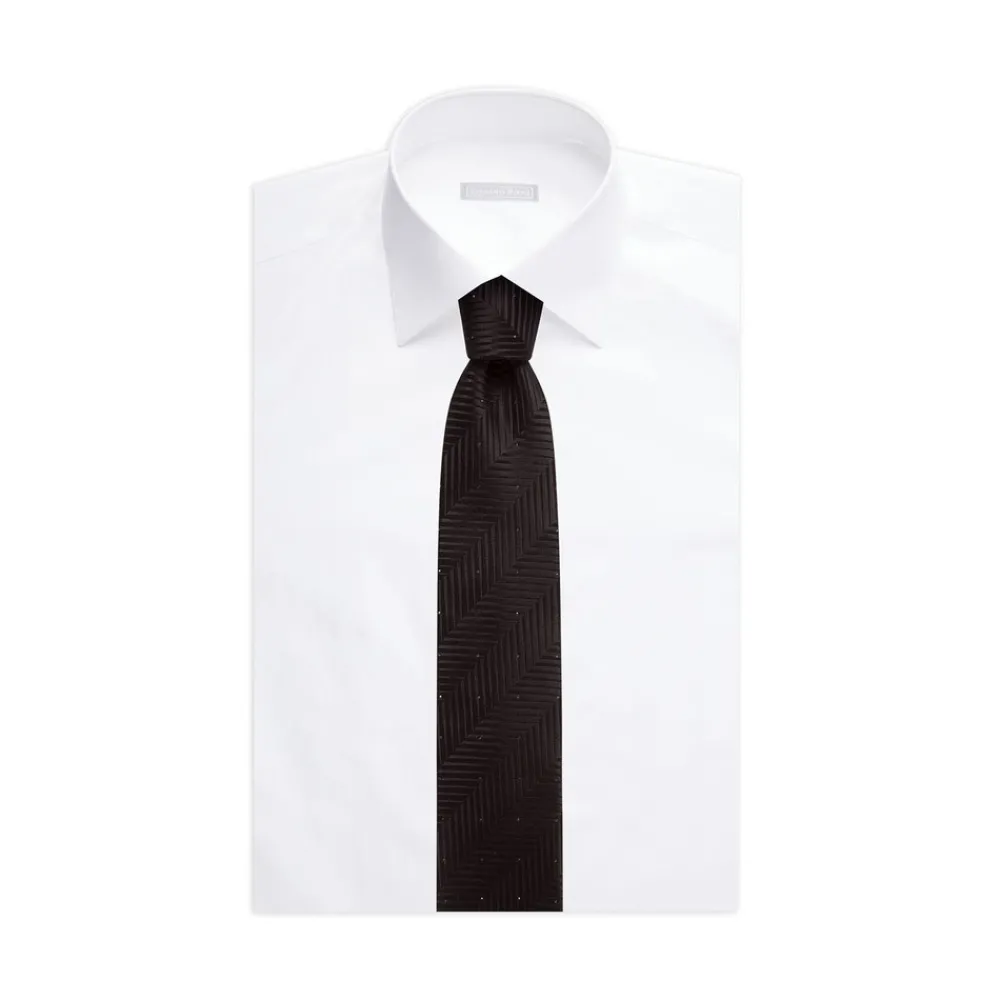 Online Luxury Handmade Silk Tie With Swarovski Details Formal Accessories