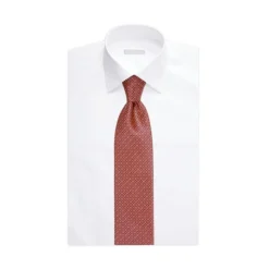Online Luxury Long Hand Printed Silk Tie Ties