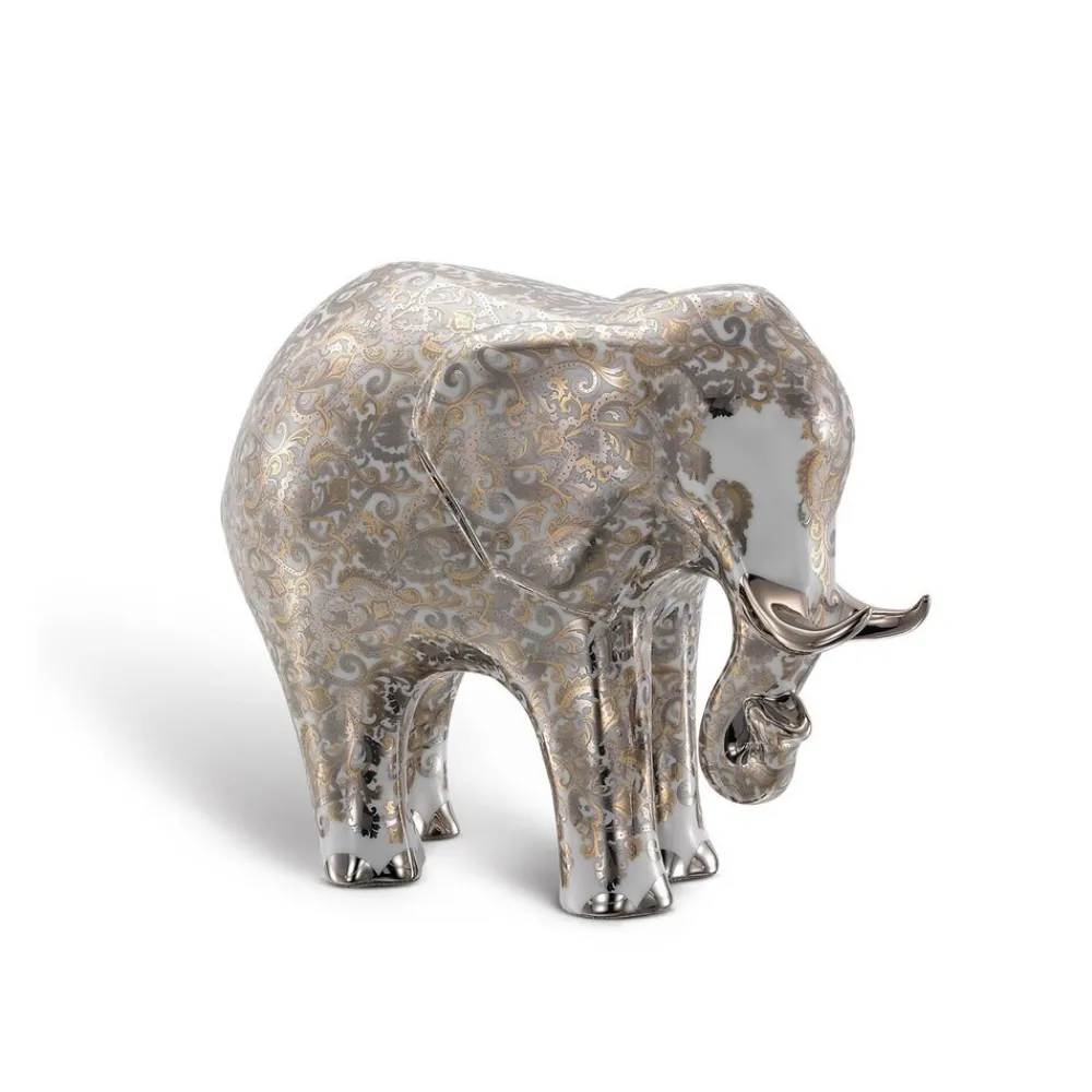 Online Luxury Silk Large Porcelain Elephant Ornament Porcelain Line