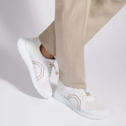 Hot Matted Crocodile And Calfskin Leather Sneakers Sneakers