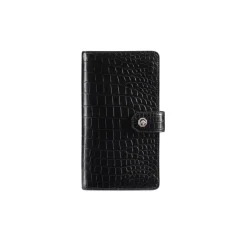 Best Sale Matted Crocodile And Calfskin Leather Wallet Small Leather Goods