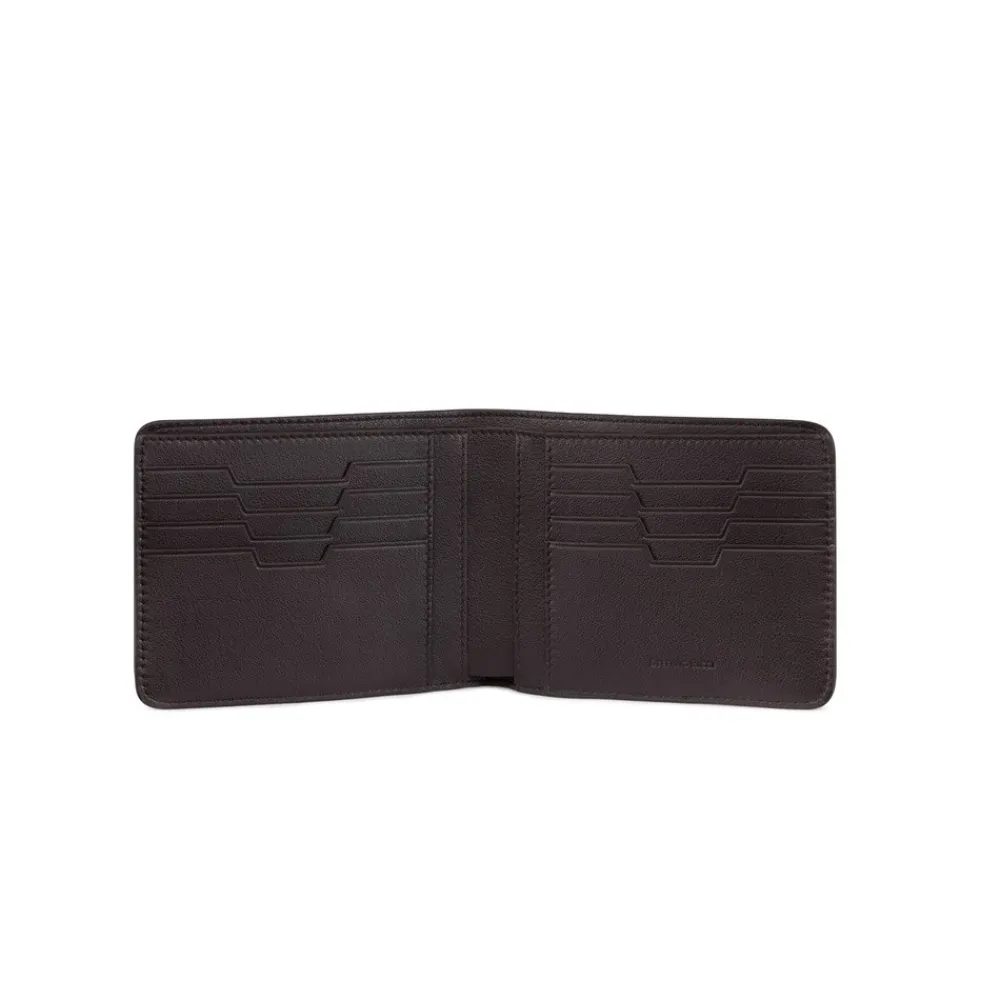 Store Matted Crocodile And Calfskin Bifold Wallet Small Leather Goods