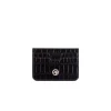 Sale Matted Crocodile And Calfskin Card Holder Small Leather Goods