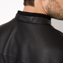 Shop Matted Crocodile And Deer Leather Blouson Mens Last Sizes