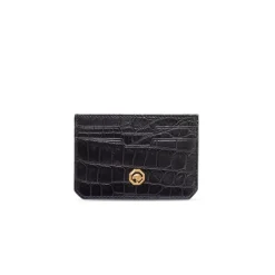Online Matted Crocodile Card Holder Small Leather Goods
