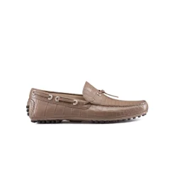 New Matted Crocodile Driving Shoes Loafers