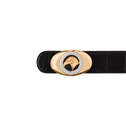 Cheap Matted Crocodile Leather Belt Belts