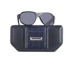 Online Matted Crocodile Leather Sunglasses Eyewear