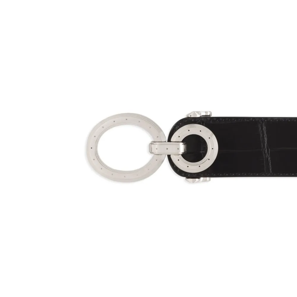 Flash Sale Matted Crocodile Leather Belt Belts