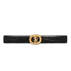 Fashion Matted Crocodile Leather Belt Belts