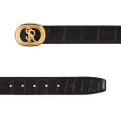 Fashion Matted Crocodile Leather Belt Belts