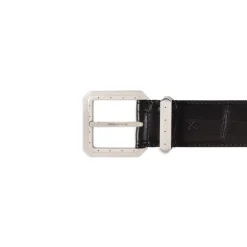 Discount Matted Crocodile Leather Belt Belts
