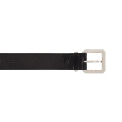 Discount Matted Crocodile Leather Belt Belts
