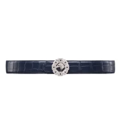 Discount Matted Crocodile Leather Belt Belts