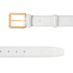 Hot Matted Crocodile Leather Belt Belts