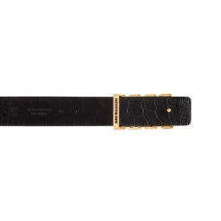Discount Matted Crocodile Leather Belt Belts