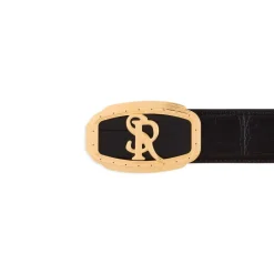 Best Sale Matted Crocodile Leather Belt Belts