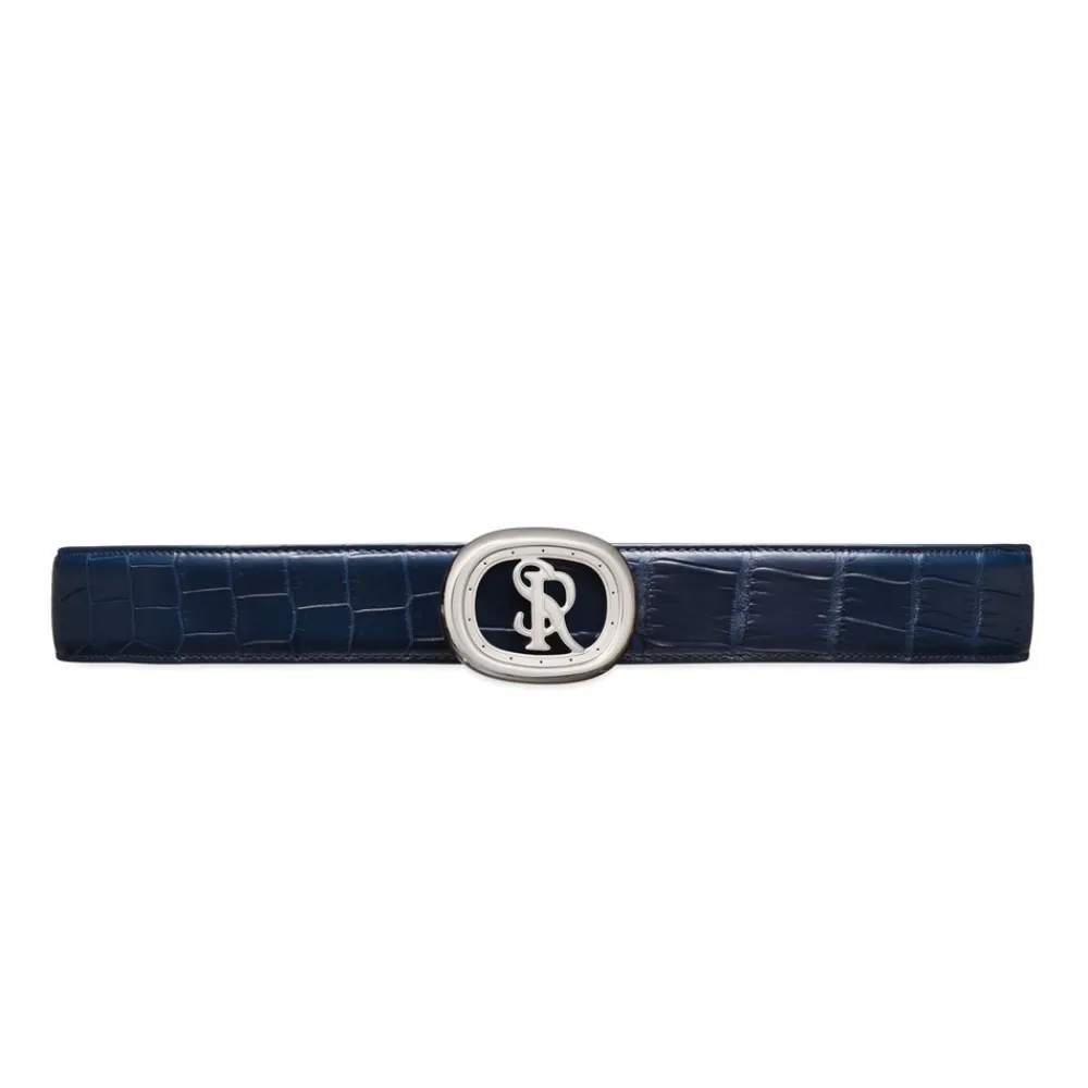 Best Sale Matted Crocodile Leather Belt Belts