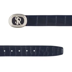 Best Sale Matted Crocodile Leather Belt Belts