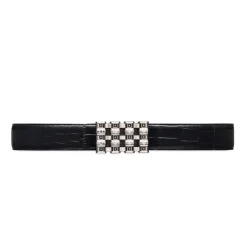 Store Matted Crocodile Leather Belt Belts