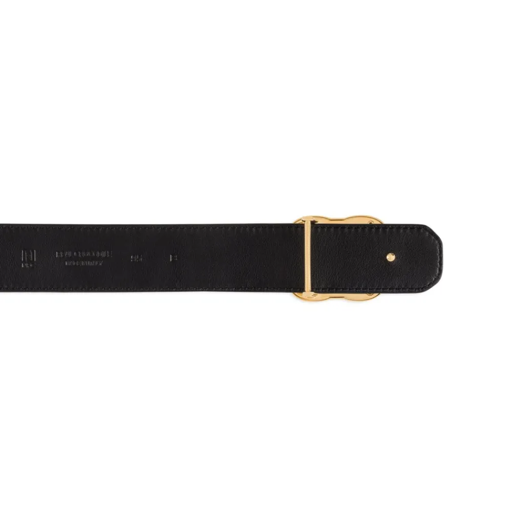 Shop Matted Crocodile Leather Belt Belts