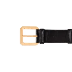 Cheap Matted Crocodile Leather Belt Belts