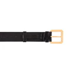 Cheap Matted Crocodile Leather Belt Belts